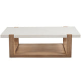 Ellis Cocktail Table, White-Furniture - Accent Tables-High Fashion Home