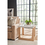 Ellis End Table, Natural-Furniture - Accent Tables-High Fashion Home