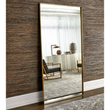 Ellis Mirror, Brushed Brass