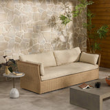 Elmira Outdoor Sofa, Ellor Beige by Four Hands