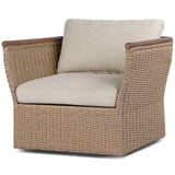 Elmira Outdoor Swivel Chair, Ellor Beige by Four hands-Furniture - Outdoor-High Fashion Home