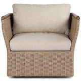 Elmira Outdoor Swivel Chair, Ellor Beige by Four hands-Furniture - Outdoor-High Fashion Home