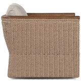 Elmira Outdoor Swivel Chair, Ellor Beige by Four hands