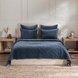 Elms Quilt, Crisp Blue