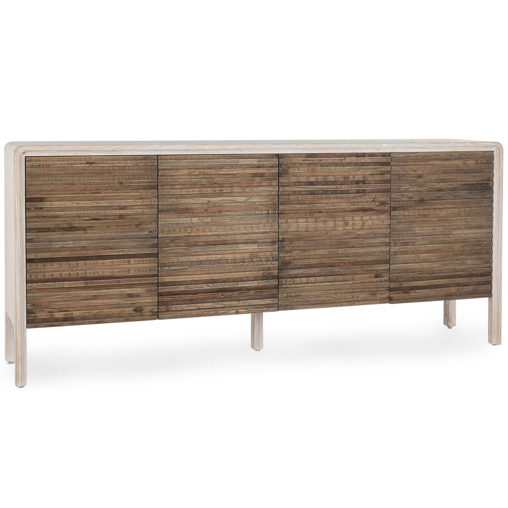 Elodie 4 Door Cabinet, Beige/Natural