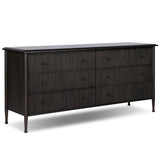 Eloise 6 Drawer Dresser, Smoked Black by Amber Lewis x Four Hands