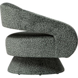Elton Swivel Chair, Tetris Haze-Furniture - Chair-High Fashion Home