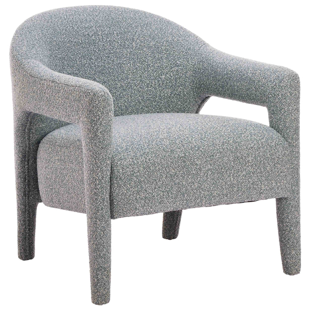 Eluma Accent Chair, Dusty Teal-Furniture - Chairs-High Fashion Home