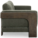 Elyn Upcycled Sofa, Olive Green-Furniture - Sofas-High Fashion Home
