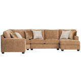 Ember Sectional, Brown-Furniture - Sofas-High Fashion Home
