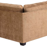Ember Sectional, Brown-Furniture - Sofas-High Fashion Home
