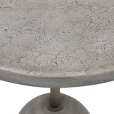 Emens Outdoor End Table, Aged Smoke by Four Hands