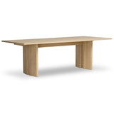 Emerald Dining Table, Bleached Oak by Four Hands-Furniture - Dining-High Fashion Home