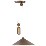 Emeric Pendant, Burnished Brass by Four Hands