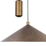 Emeric Pendant, Burnished Brass by Four Hands