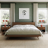 Emery 1 Drawer Nightstand, Walnut-Furniture - Bedroom-High Fashion Home