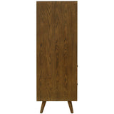 Emery 5 Drawer Chest, Walnut-Furniture - Storage-High Fashion Home