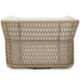 Emilian Outdoor Swivel Chair, Vergo Cream by Four Hands-Furniture - Outdoor-High Fashion Home