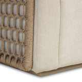 Emilian Outdoor Swivel Chair, Vergo Cream by Four Hands-Furniture - Outdoor-High Fashion Home
