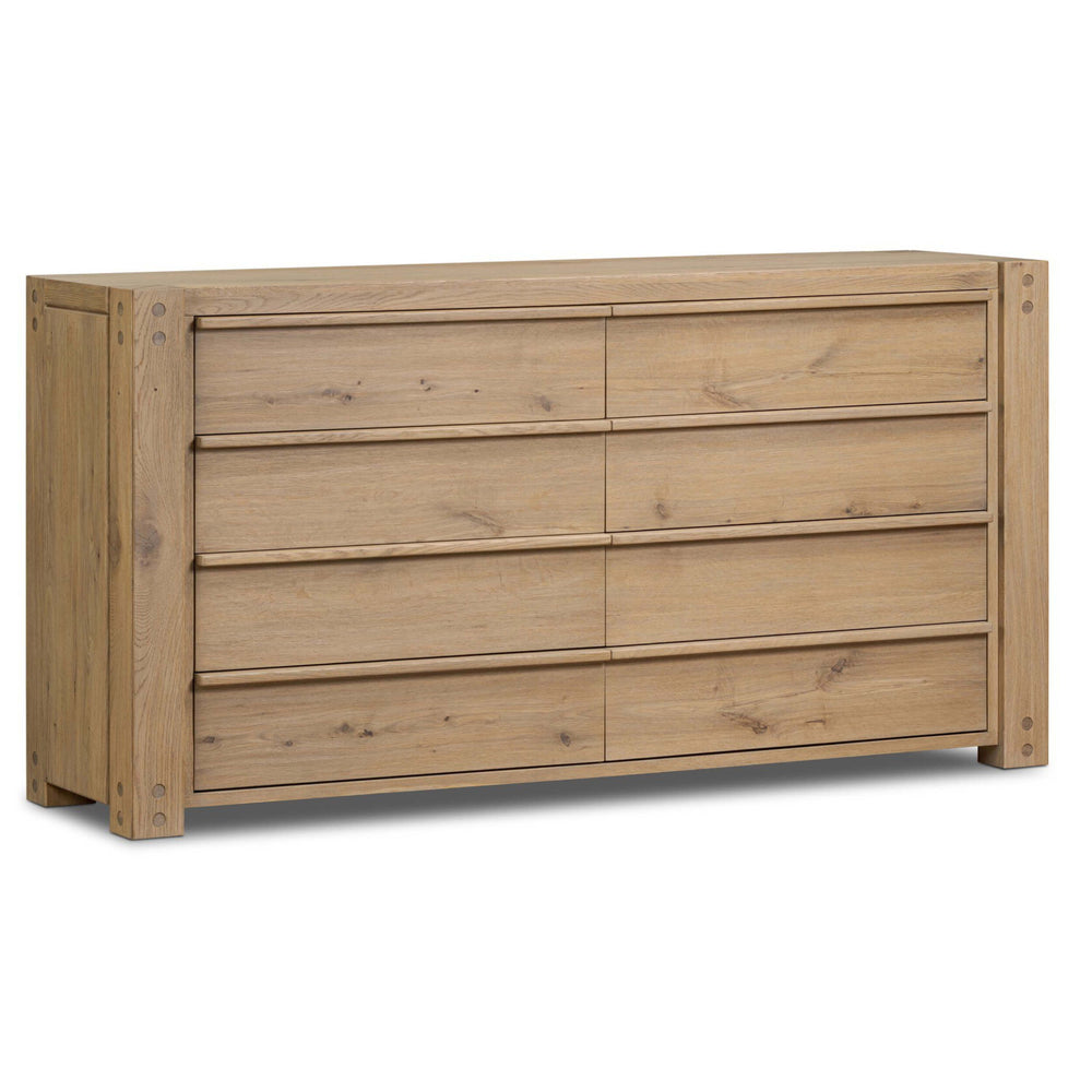 Emmer 8 Drawer Dresser, Aged Smoked by Four Hands-Furniture - Storage-High Fashion Home