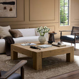 Emmer Coffee Table, Aged Smoked Oak by Four Hands-Furniture - Accent Tables-High Fashion Home