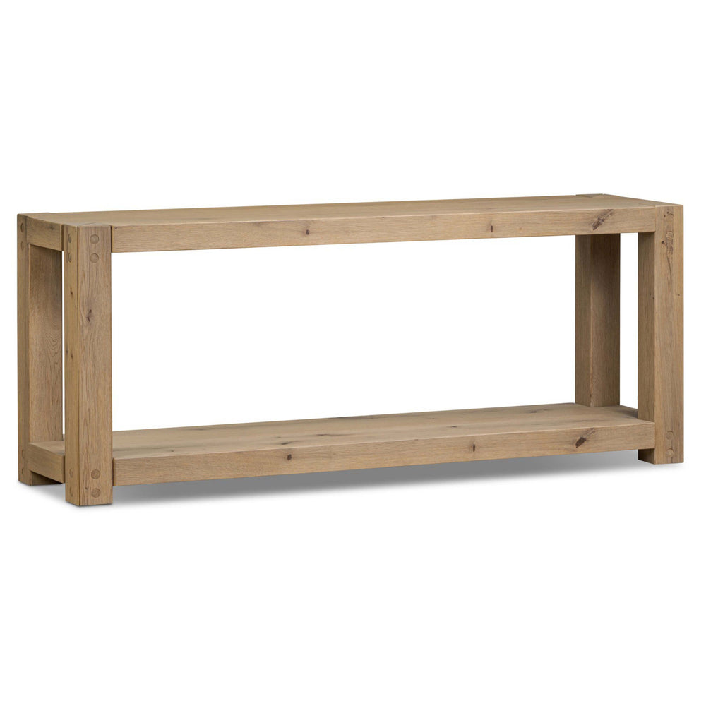 Emmer Console Table, Aged Smoked Oak by Four Hands-Furniture - Accent Tables-High Fashion Home