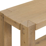 Emmer Console Table, Aged Smoked Oak by Four Hands-Furniture - Accent Tables-High Fashion Home