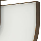 Encase Oval Mirror, White