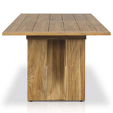 Enders Outdoor Dining Table, Natural