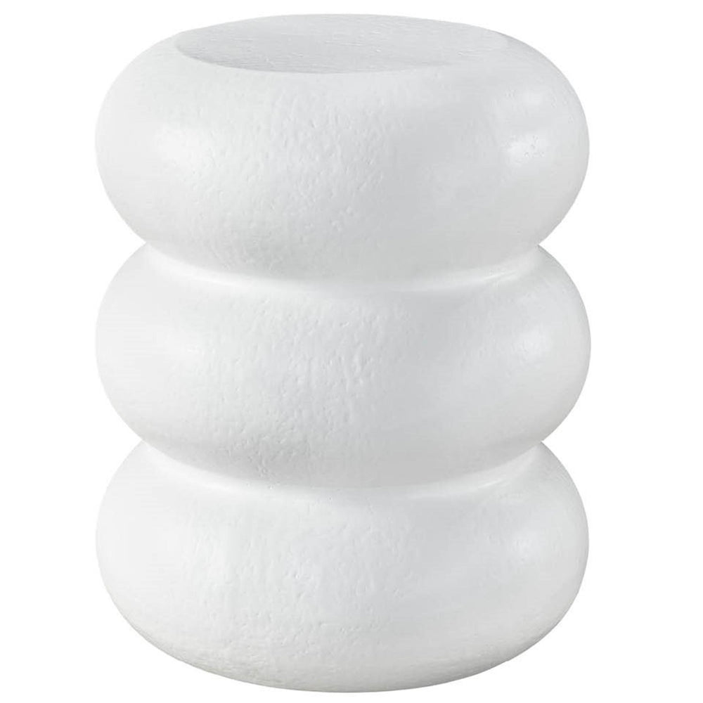 Enlightenment Side Table, Milky Mushroom-Furniture - Accent Tables-High Fashion Home