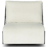 Enola Outdoor Swivel Chair, Vergo Cream by Four Hands-Furniture - Outdoor-High Fashion Home