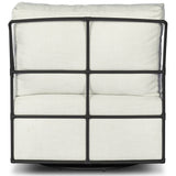 Enola Outdoor Swivel Chair, Vergo Cream by Four Hands-Furniture - Outdoor-High Fashion Home