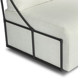 Enola Outdoor Swivel Chair, Vergo Cream by Four Hands-Furniture - Outdoor-High Fashion Home