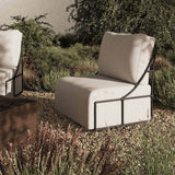 Enola Outdoor Swivel Chair, Vergo Cream by Four Hands-Furniture - Outdoor-High Fashion Home