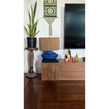 Enya Table Lamp, Aged Brass/Ceramic Shadow Amphora