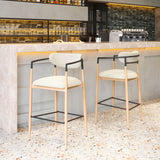 Equinox Barstool & Counter Stool, Oyster Gray