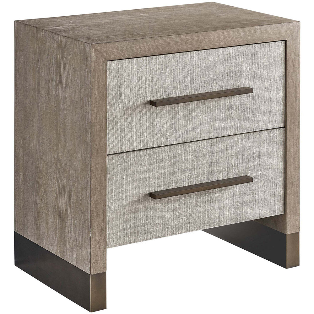 Erin Night Table, Weathered Oak-Furniture - Accent Tables-High Fashion Home