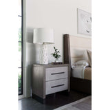 Erin Night Table, Weathered Oak-Furniture - Accent Tables-High Fashion Home