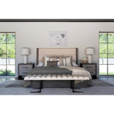 Erin Night Table, Weathered Oak-Furniture - Accent Tables-High Fashion Home