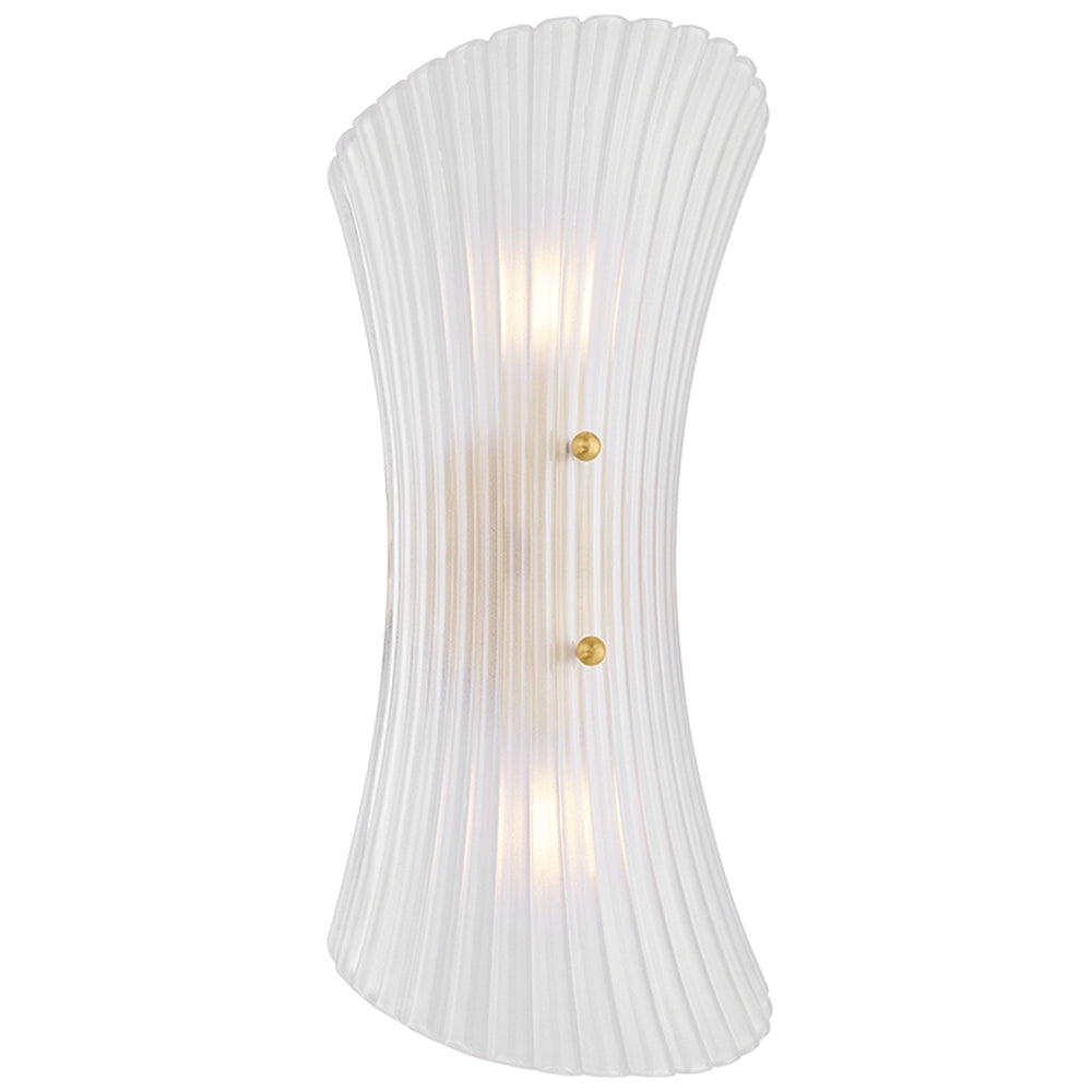 Esmae Wall Sconce, Aged Brass