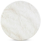 Esme Round Dining Table, Faux Marble