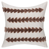 Essay Pillow, Frothed Brown-Accessories-High Fashion Home