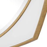 Estella Round Mirror, Antique Gold