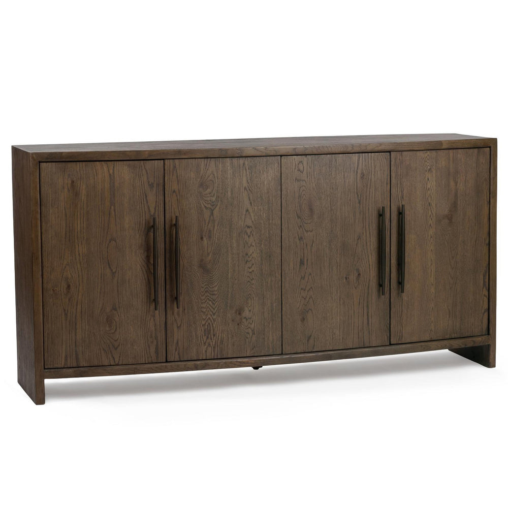 Estelle 4 Door Buffet, Soft Cocoa-Furniture - Storage-High Fashion Home