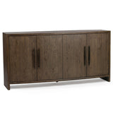 Estelle 4 Door Buffet, Soft Cocoa-Furniture - Storage-High Fashion Home