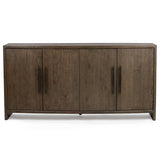 Estelle 4 Door Buffet, Soft Cocoa-Furniture - Storage-High Fashion Home