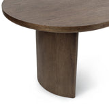 Estelle Oval Dining Table, Soft Cocoa-Furniture - Dining-High Fashion Home