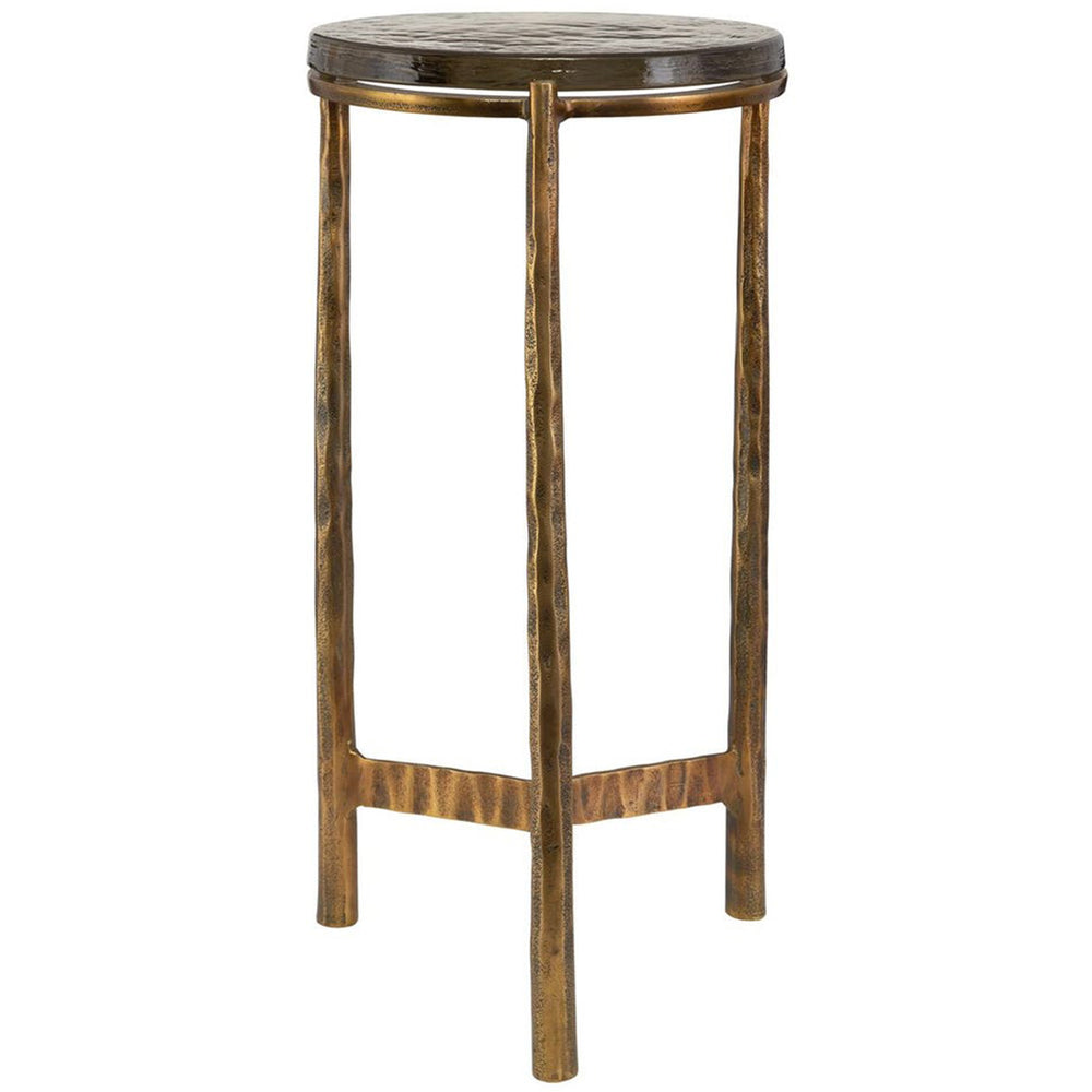 Eternity Accent Table, Brass-Furniture - Accent Tables-High Fashion Home