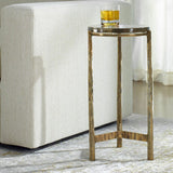 Eternity Accent Table, Brass-Furniture - Accent Tables-High Fashion Home