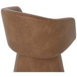 Etta Swivel Dining Chair, Copley Cognac, Set of 2-Furniture - Dining-High Fashion Home